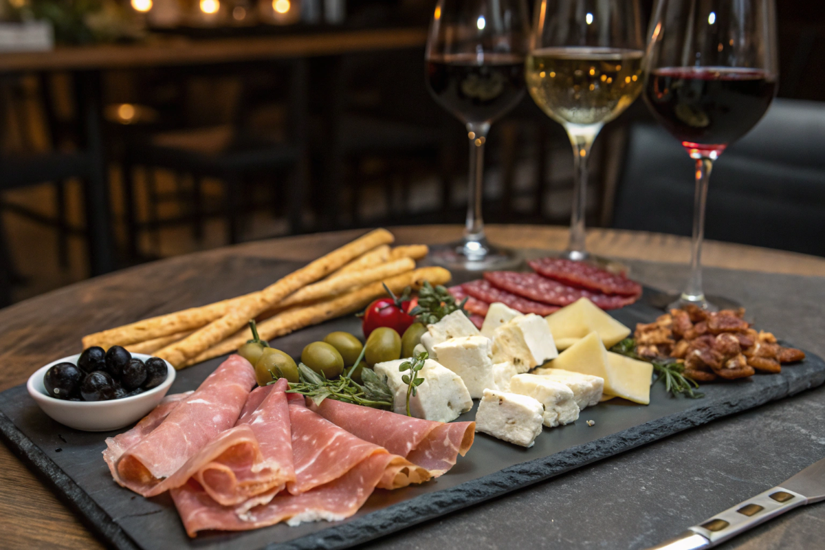 Tagliere di salumi e formaggi dell'antica salumeria